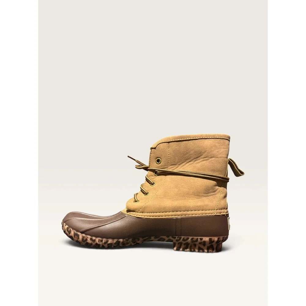 Marley Lilly Duck Boot Brown Women's Size 10